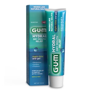 GUM Hydral Oral Gel, Dry Mouth Relief, 1.8 oz