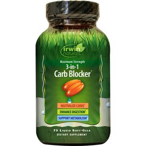 Irwin Naturals 3-in-1 Carb Blocker Liquid Soft-Gels, 75 Ct , CVS