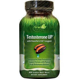 Irwin Naturals Testosterone Up plus BioPerine - Cápsulas blandas, 60 u.