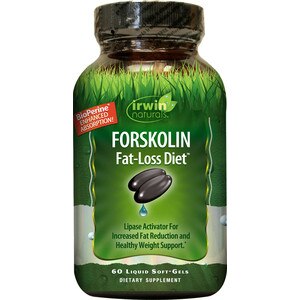 Irwin Naturals Forskolin Fat-Loss Diet plus BioPerine - Cápsulas blandas, 60 u.