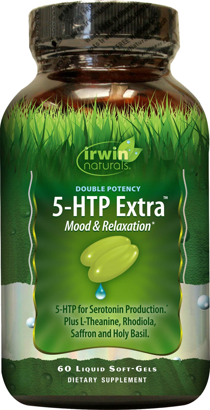 Irwin Naturals Double Potency 5-HTP Extra Plus BioPerine Softgels, 60 Ct , CVS