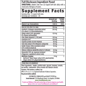 Irwin Naturals Coq10 Plus Optimum Heart Health Plus Bioperine