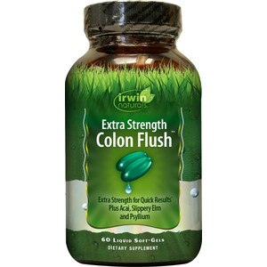  Irwin Naturals Extra Strength Colon Flush plus BioPerine Softgels, 60CT 
