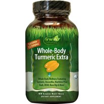 Irwin Naturals Whole Body Turmeric Extra plus BioPerine Softgels, 60 CT