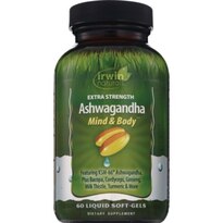 Irwin Naturals Extra Strength Ashwagandha - Suplemento dietario, 60 u.