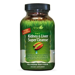 Irwin Naturals 2-in-1 Kidney & Liver Super Cleanse Soft-gels, 60 Ct , CVS