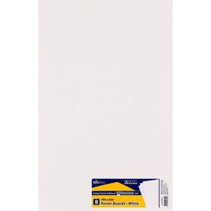 Royal Brites Poster Boards, White, 8 Ct , CVS