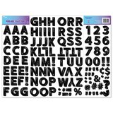 Royal Brites 3D Black Project Letter & Numbers Stickers, 2 in, 115 CT, thumbnail image 1 of 3