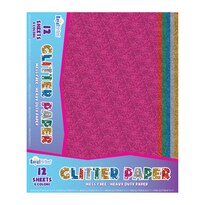 Royal Brites - Papel con brillos, varios colores, 9.25" x 11", 12 u.