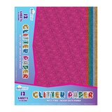 Royal Brites Glitter Paper Assorted Colors, 9.25"" x 11"", 12 CT, thumbnail image 1 of 3