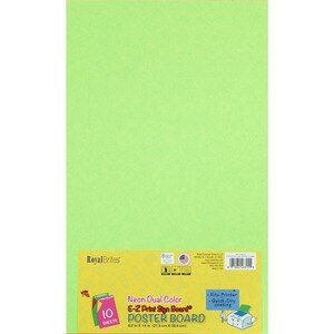 Royal Brites E-Z Print Sign Board, Assorted Neon - 10 Ct , CVS