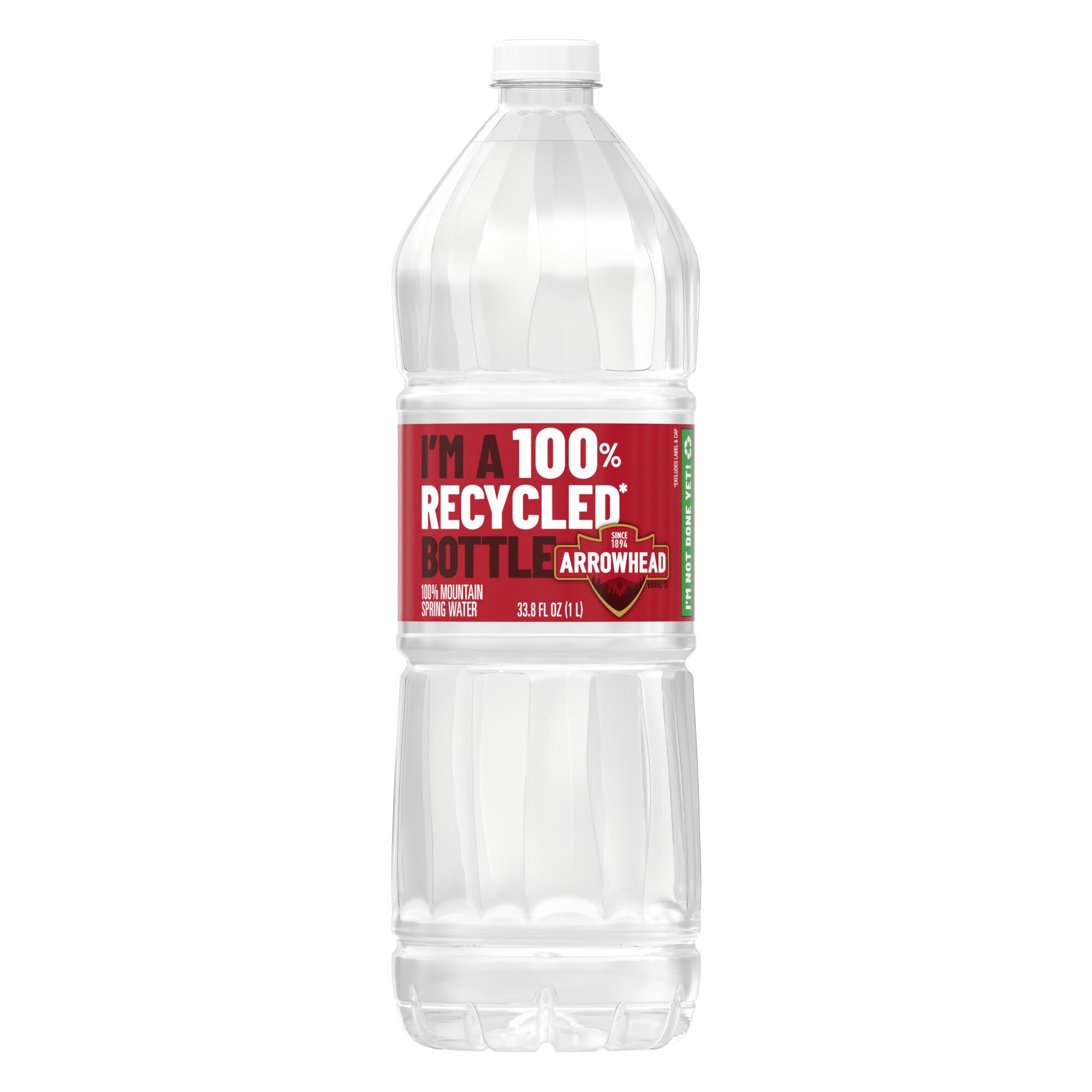 Arrowhead Brand 100% Mountain Spring Water, 1 L - 33.8 Oz , CVS