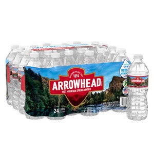 Arrowhead 100% Mountain Spring Water Plastic Bottle 24 Ct, 16.9 Oz , CVS