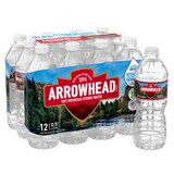Arrowhead Brand 100% Mountain Spring Water, Pack of 12, 16.9 oz, thumbnail image 1 of 11