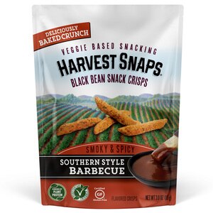Harvest Snaps Southern Style Barbeque Black Bean Snack Crisps, 3 OZ