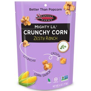 Seapoint Farms Mighty Lil' Crunchy Corn, Zesty Ranch, 4 Oz , CVS