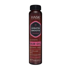 Hask Keratin Protein Smoothing Shine Oil en frascos