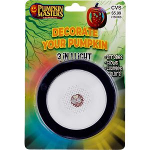 Pumpkin Masters Decorate You Pumpkin, 3-In-1 Light