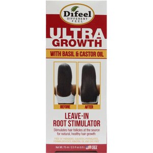Difeel Ultra Growth Basil and Castor Oil Leave In Root Stimulator, 2.5 OZ