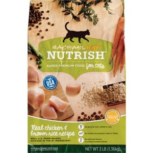 Rachael Ray Nutrish Super Premium Dry Food For Cats, Real Chicken & Brown Rice Recipe, 48 Oz - 3 , CVS