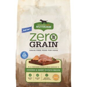  Rachael Ray Nutrish Zero Grain Natural Dry Dog Food, Chicken & Sweet Potato Recipe 96 OZ 