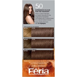 Feria Professional Hair Color Chart