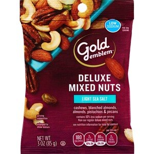 Gold Emblem Lightly Salted Deluxe Mixed Nuts, 3 OZ