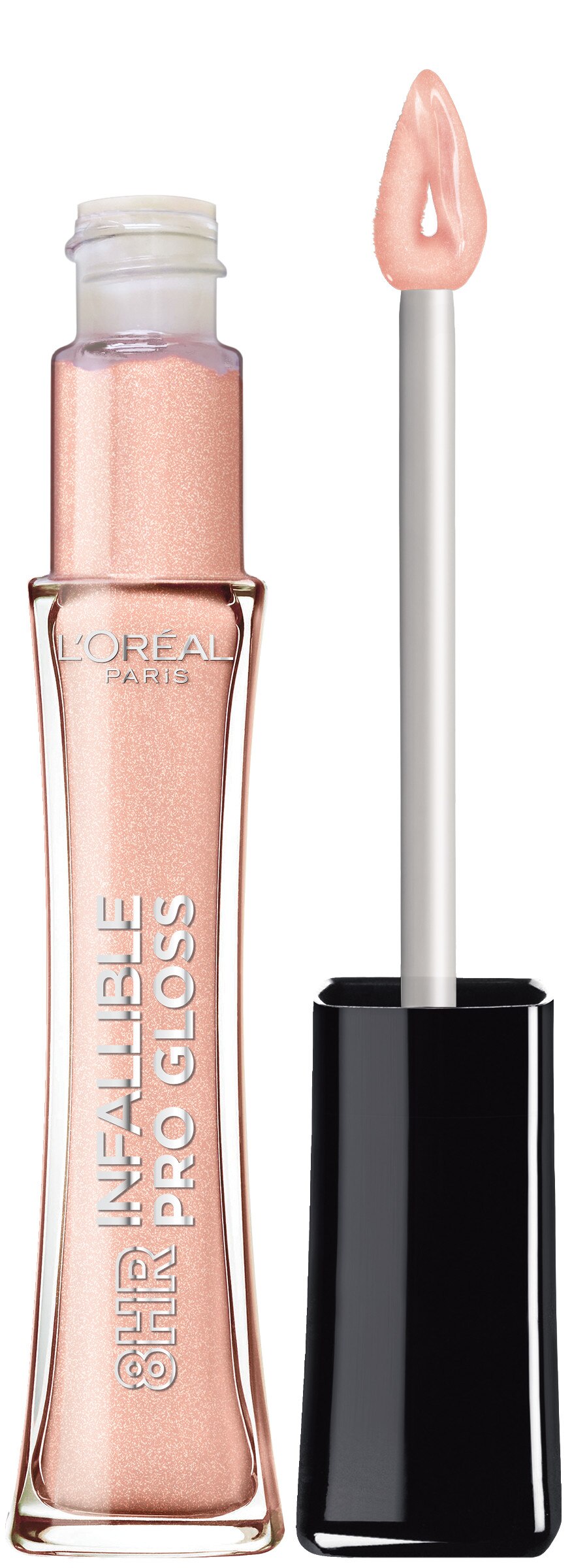 L'Oreal Paris Infallible 8HR Never Fail Lip Gloss, 105 Petal , CVS