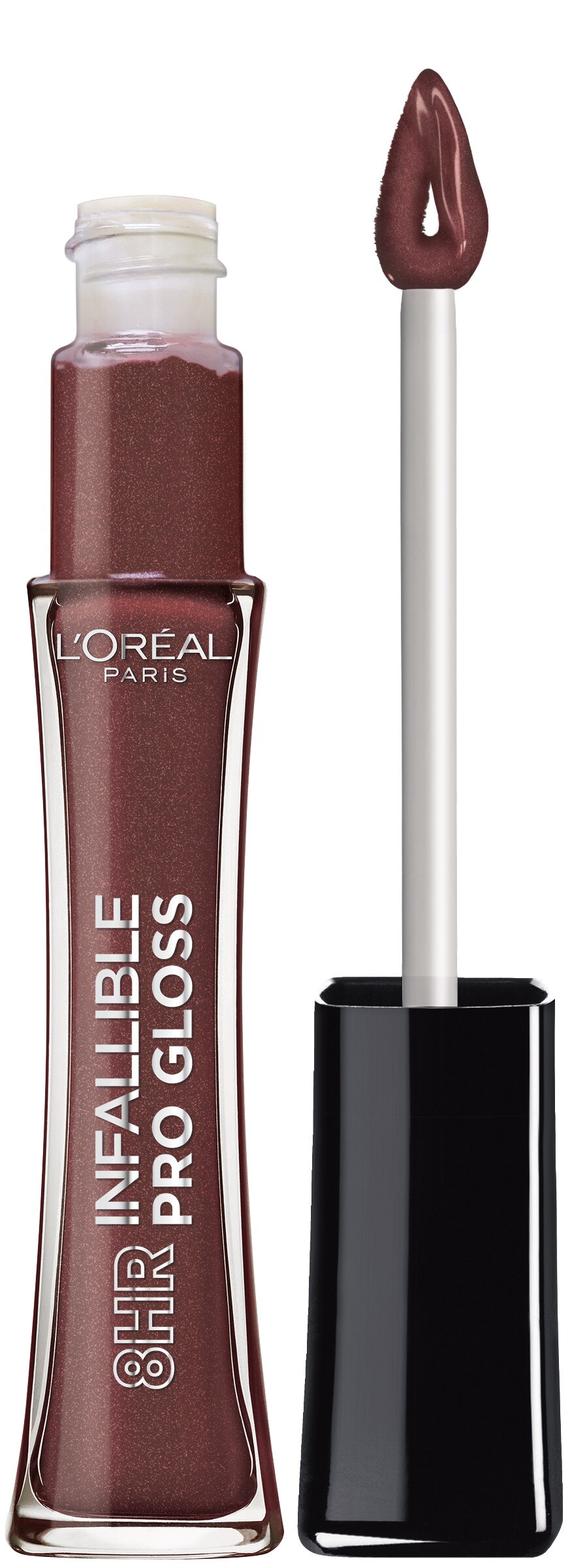 L'Oreal Paris Infallible 8HR Never Fail Lip Gloss, 715 Raisin , CVS
