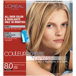 L'Oreal Paris Couleur Experte Express Hair Color, 8.0 Toasted Coconut , CVS