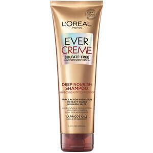 L'Oreal Paris EverCreme Sulfate Free Deep Nourish Shampoo, 8.5 OZ