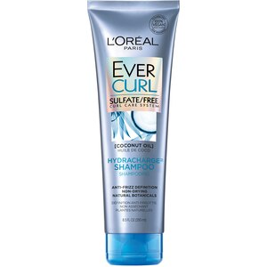 L'Oreal Paris EverCurl Sulfate Free Hydracharge - Champú sin sulfato, 8.5 oz