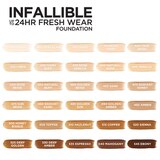 L'Oreal Paris Infallible 24 Hour Fresh Wear Lightweight Foundation, thumbnail image 5 of 8