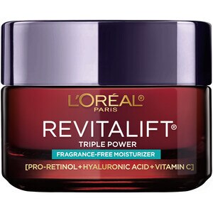 L'Oreal Paris Revitalift Triple Power - Crema antienvejecimiento, sin fragancia, 1.7 oz