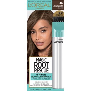L'Oreal Paris Magic Root Rescue 10 Minute Root Hair Coloring Kit, 4G Dark Golden Brown , CVS