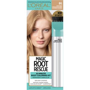 L'Oreal Paris Magic Root Rescue 10 Minute Root Hair Coloring Kit, 8G Medium Golden Brown , CVS