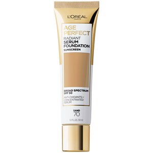 L'Oreal Paris Age Perfect Radiant Serum Foundation With SPF 50, Sand - 1 Oz , CVS