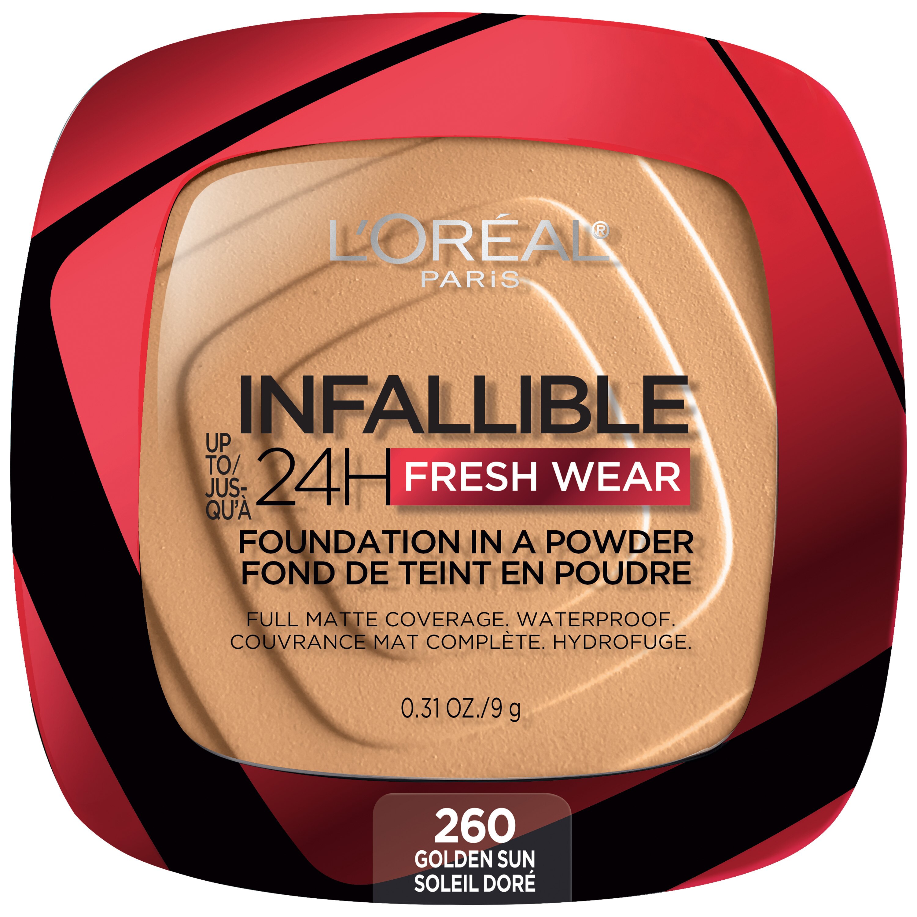 L'Oreal Paris Infallible Up To 24H Fresh Wear Foundation In A Powder, Golden Sun, 0.31 Oz , CVS