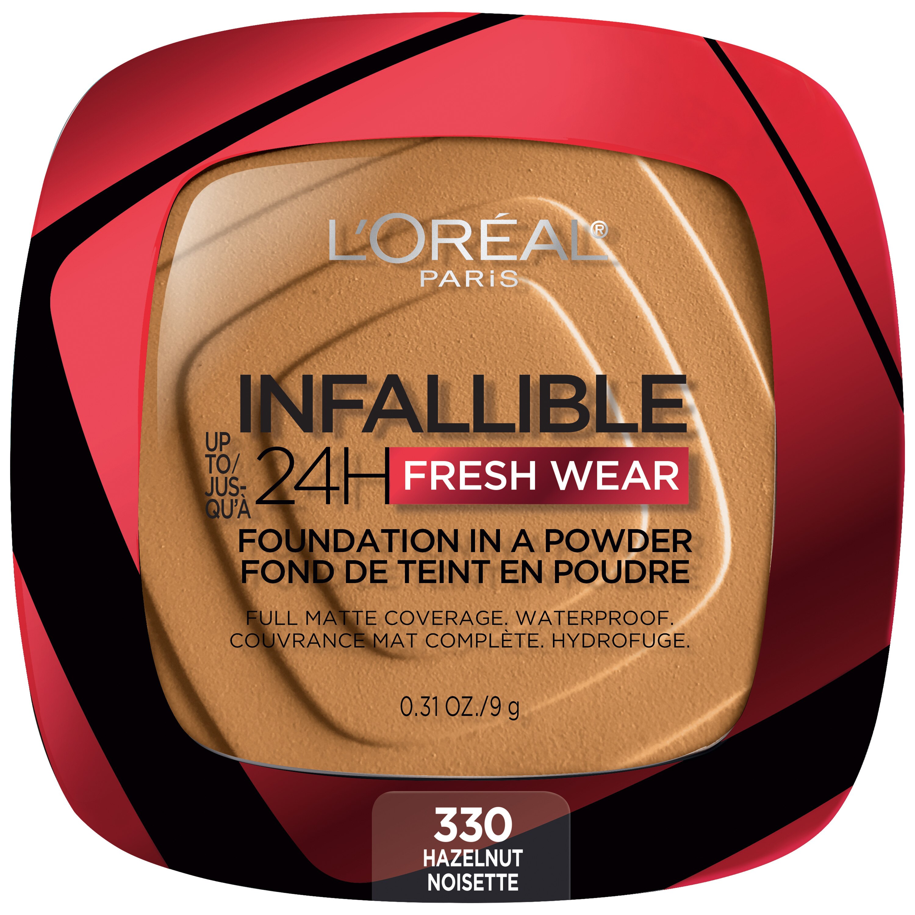 L'Oreal Paris Infallible Up To 24H Fresh Wear In A Powder, Matte Finish, Hazelnut - 0.31 Oz , CVS