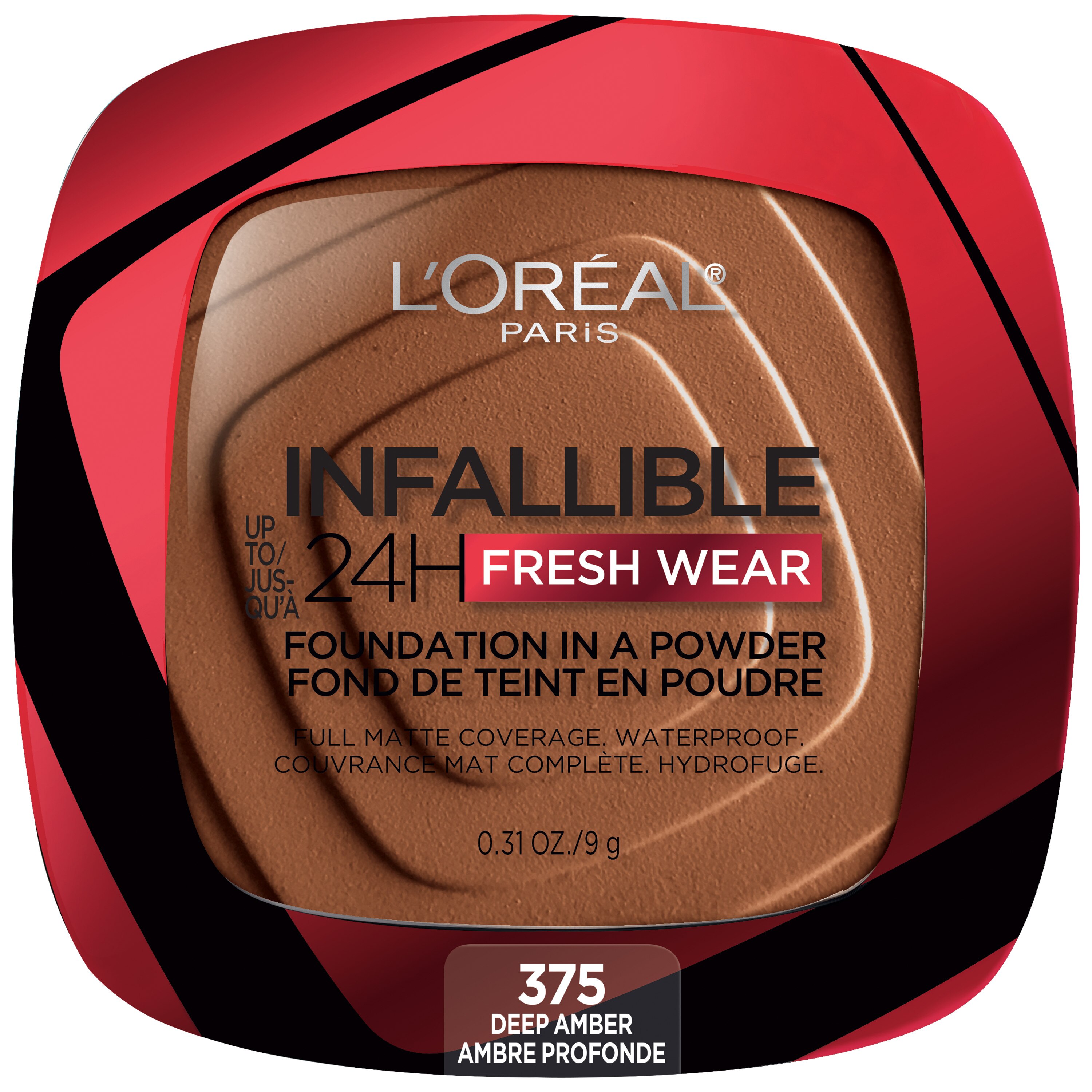 L'Oreal Paris Infallible Up To 24H Fresh Wear Foundation In A Powder, Deep Amber, 0.31 Oz , CVS