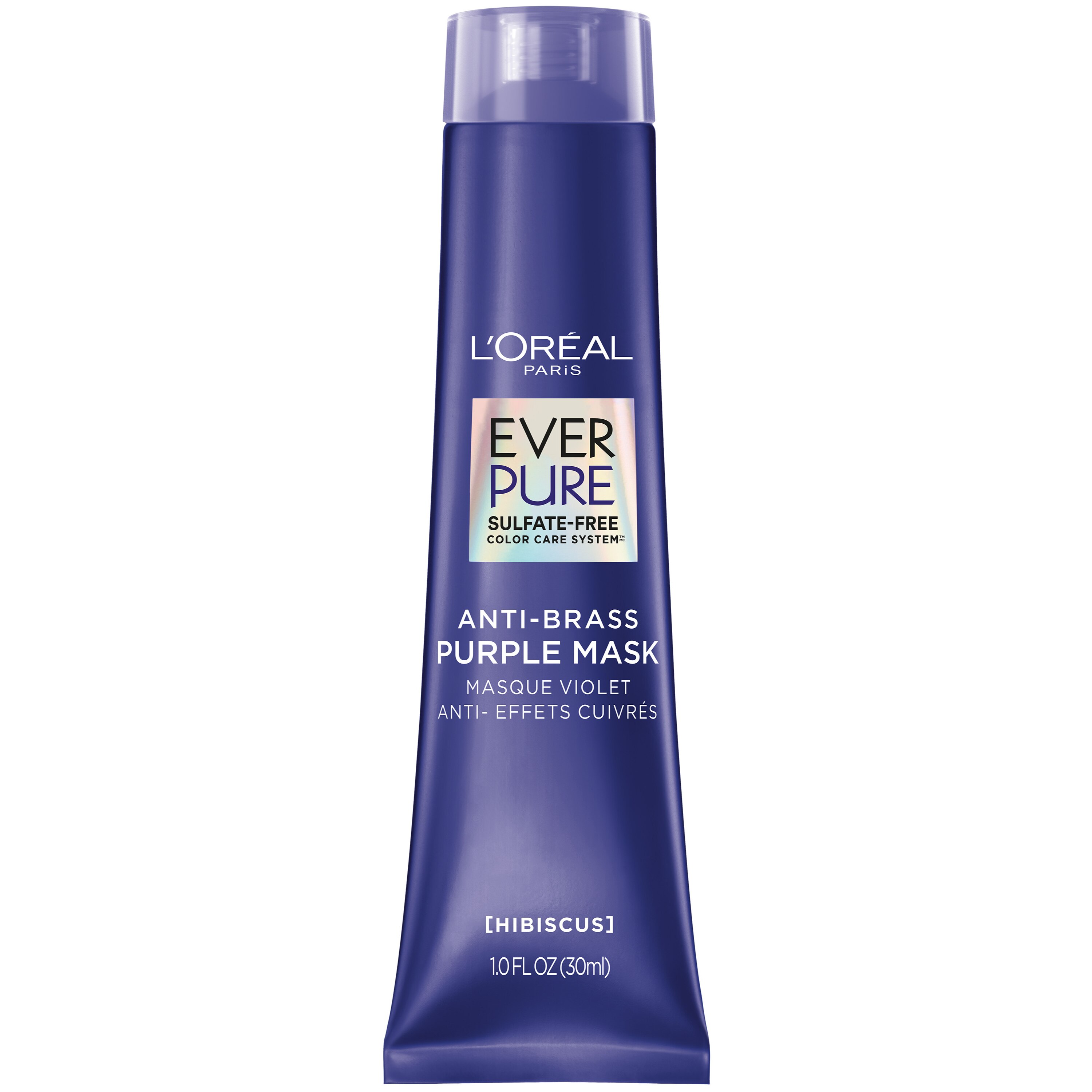 L'Oreal Paris EverPure Sulfate-Free Anti Brass Purple Mask Treatment, 3 OZ