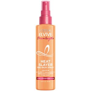 L'Oreal Paris Elvive Dream Lengths Heat Slayer - Spray permanente antes de la planchita, 4.4 oz