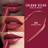 L'Oreal Paris Colour Riche Reds of Worth Satin Lipstick with Intense Color, thumbnail image 5 of 9