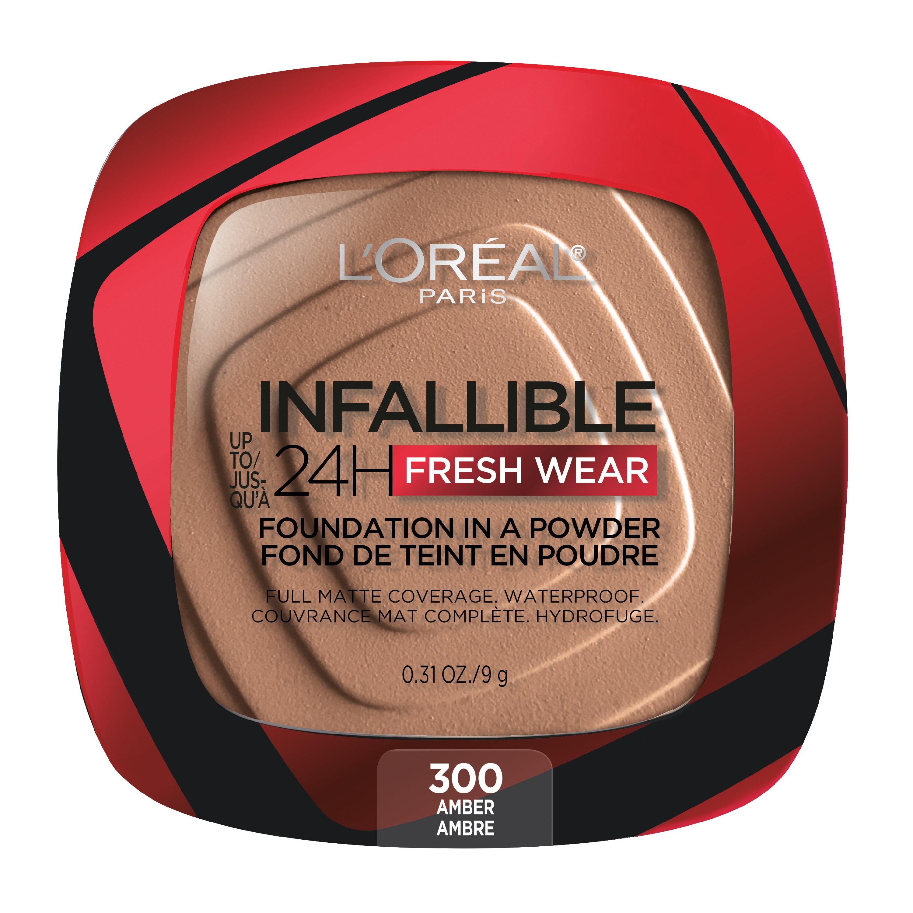 L'Oreal Paris Infallible Up To 24H Fresh Wear Foundation In A Powder, Amber-300, 0.31 Oz , CVS