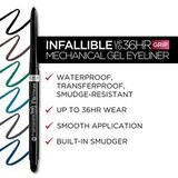 L'Oreal Paris Infallible Grip Mechanical Gel Makeup Eyeliner, thumbnail image 3 of 7