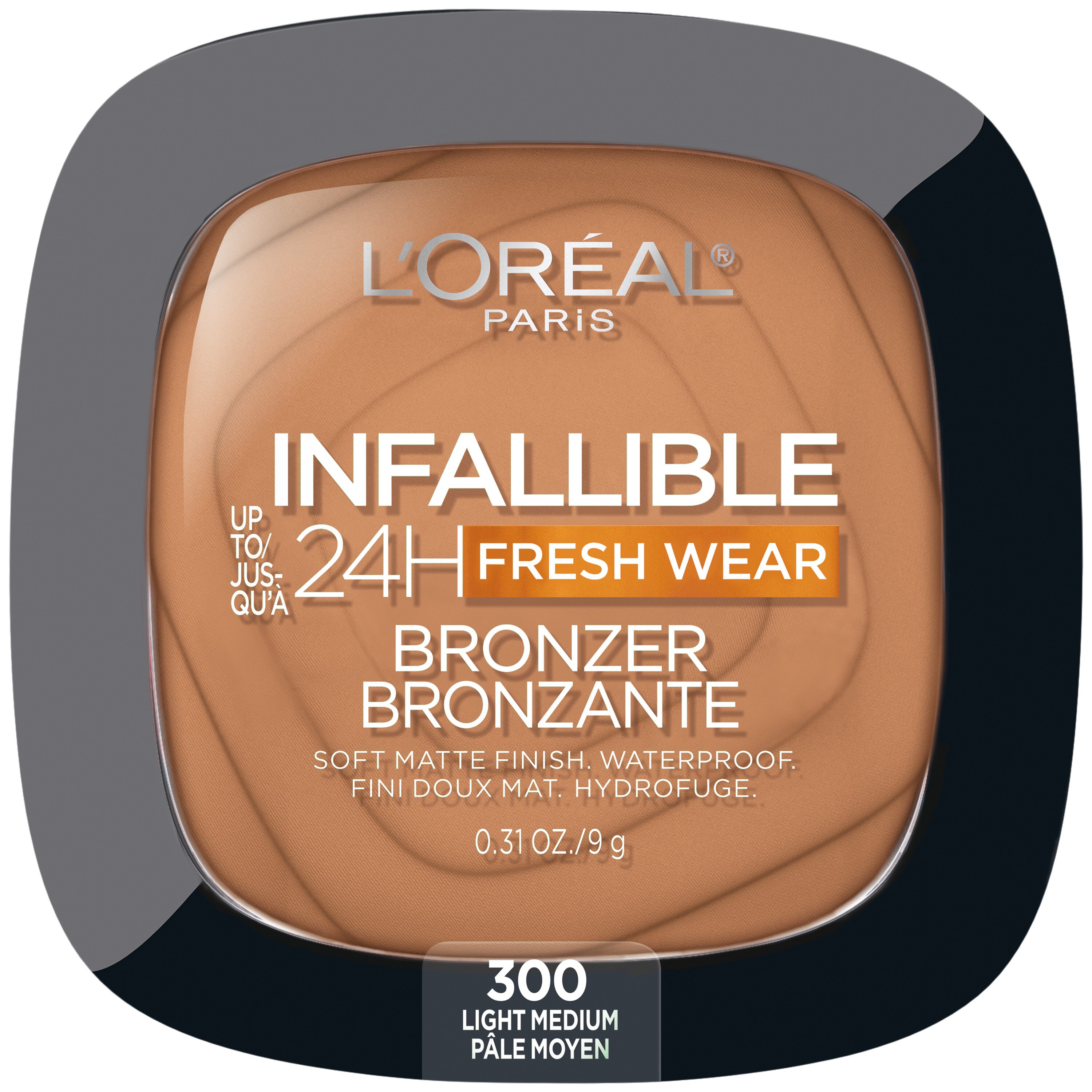 L'Oreal Paris Infallible Up To 24H Fresh Wear Soft Matte Bronzer, Light Medium, 0.31 Oz , CVS