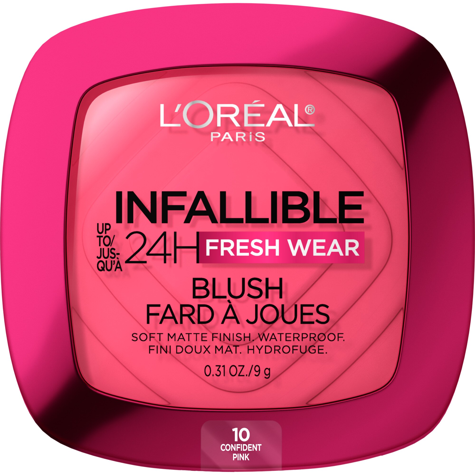 L'Oreal Paris Infallible Up To 24H Fresh Wear Soft Matte Blush, Confident Pink , CVS