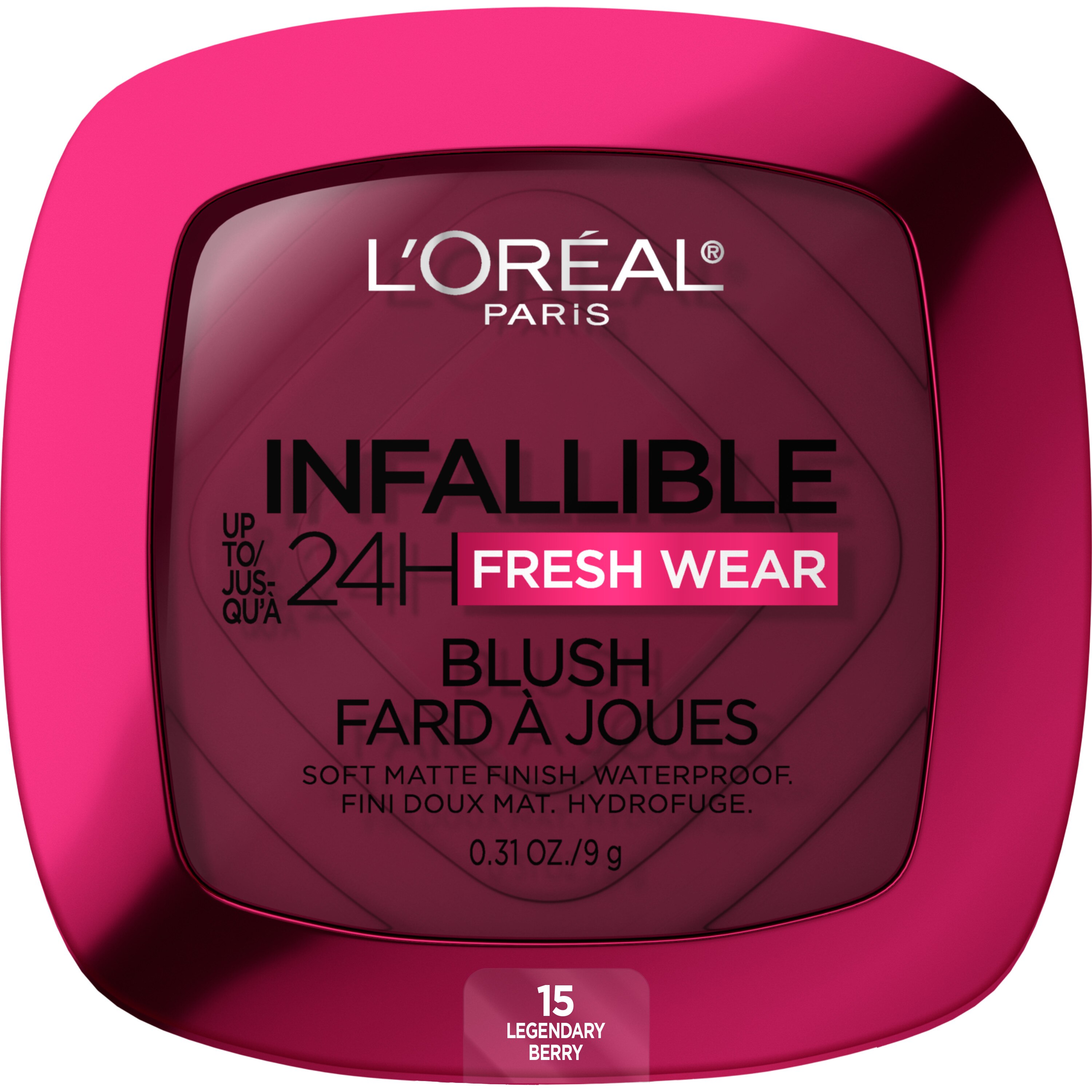 L'Oreal Paris Infallible Up To 24H Fresh Wear Soft Matte Blush, Legendary Berry, 1 Kit , CVS