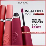 L'Oreal Paris Infallible Matte Resistance Liquid Lipstick, thumbnail image 4 of 6