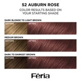 L'Oreal Paris Feria Multi-Faceted Shimmering Permanent Hair Color, 52 Auburn Rose, thumbnail image 2 of 7